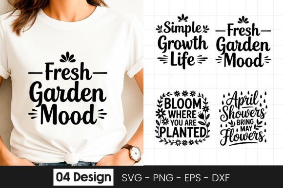 Fresh Garden Mood Inspirational SVG PNG