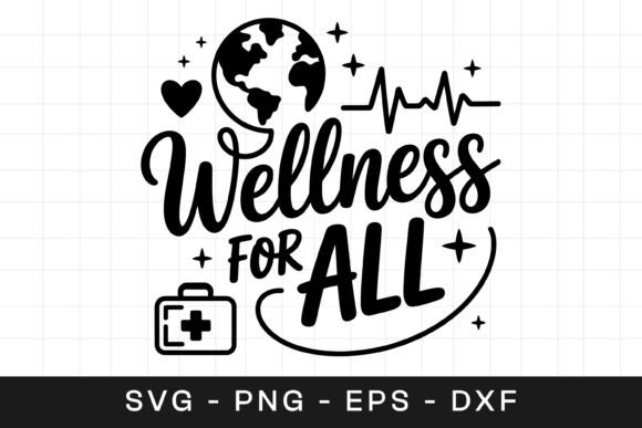 Global Wellness for All SVG PNG