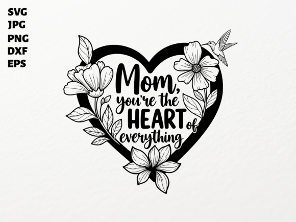 Mom Heart Flowers SVG for Cricut: A Designer's Review