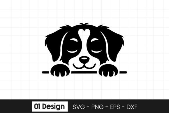 Review: Cute Peeking Dog Puppy Head Clipart SVG for Embroidery