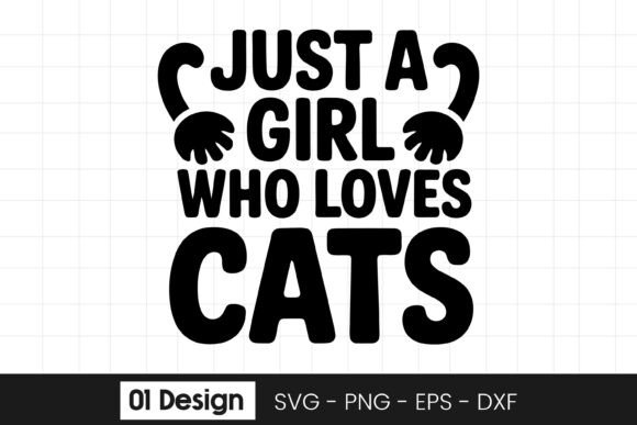Review: Girl Who Loves Cats Funny SVG for Embroidery