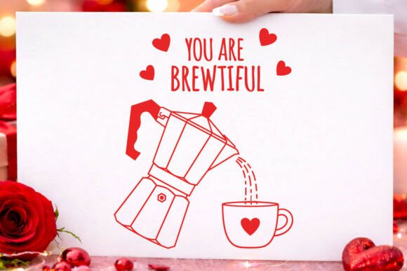 Valentine Heart You Are Brewtiful SVG