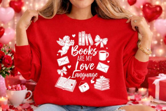 Valentine's Day SVG Books Love Language